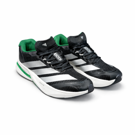 Adidas Adizero Boston 13 Black Green Men’s Lightweight Running Shoe