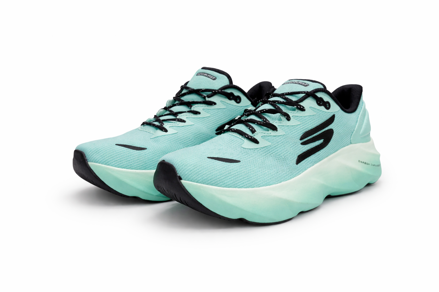 Skechers Hyper Burst Ice Running Shoes – Mint Green - Image 2